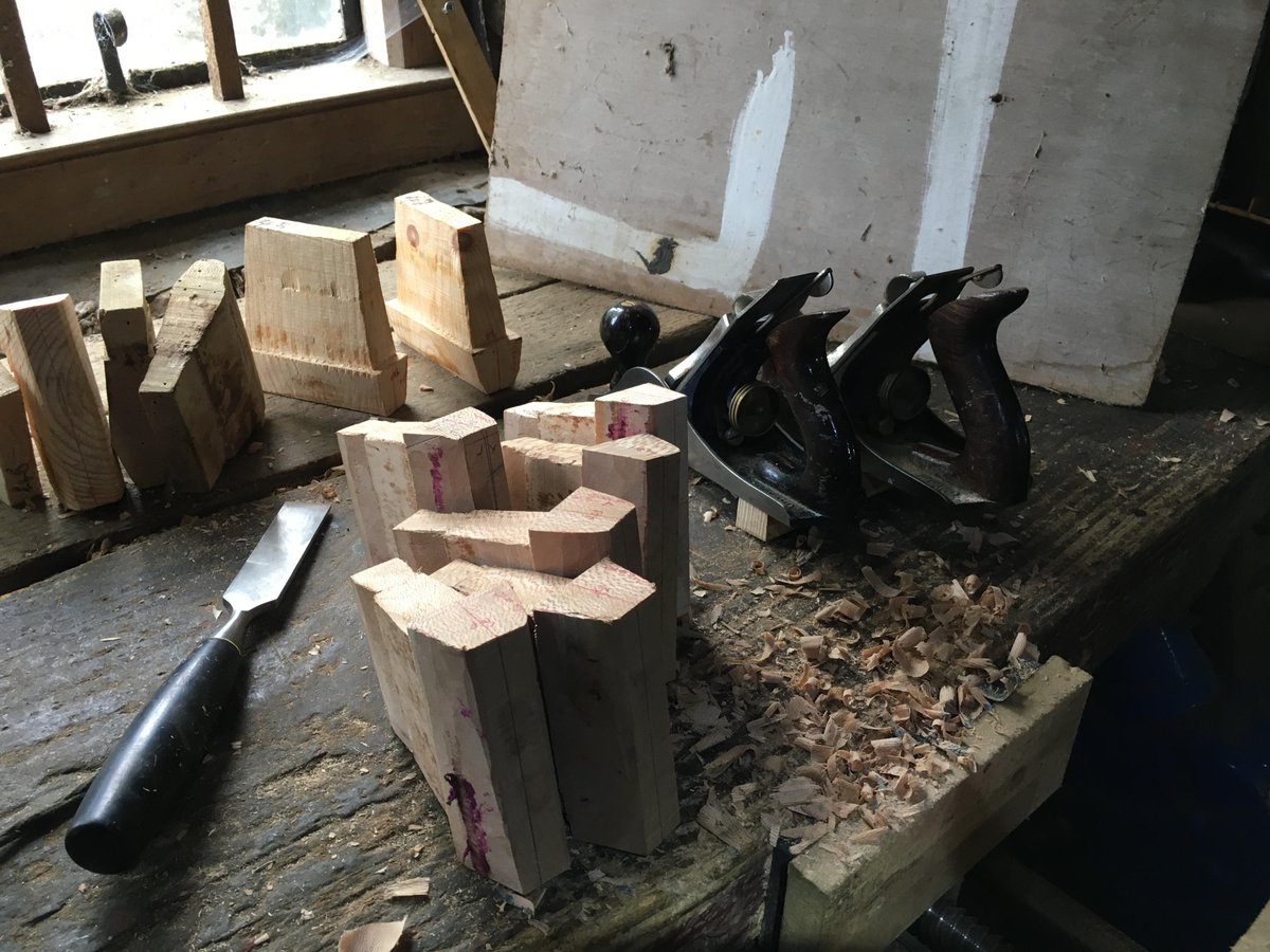 A big thank you to Andy Thatchell for sending in these images. Andy has been working for over 35 years to bring the watermill at Mordiford back into operation. We’ve supplied timber for several pieces of the project but these specifically are cog pegs made from London plane.