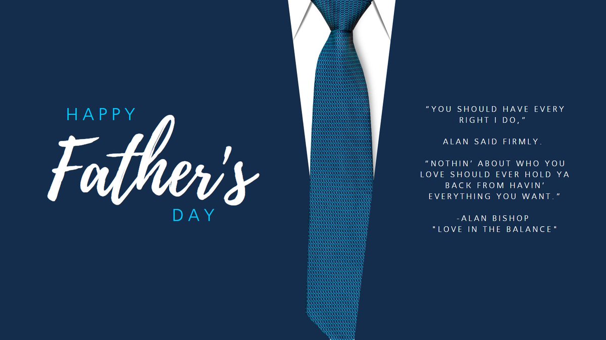 AuthorBVaughn's tweet image. Who is your favorite fictional father? 

When I thought about which of the dads I've written about were my favorite, there was one I knew I loved just a little more than the rest. Alan Bishop in The Peachtree Series.

#FathersDay #MMRomance #MMContemporaryRomance #LGBTRomance
