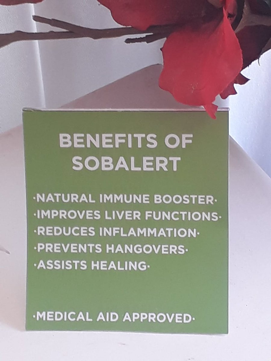 DISTRIBUTORS FOR SOBALERT in  @Franschhoek_SA & @visitpaarl areas are:                              1)
SENTRACHEM PHARMACY IN #PAARL Free delivery in #Paarl. 
2)
CATHY @valdevieestate
PHONE: +27(0)798718858 usually found at nearby @Wilderer_SA who make the most delicious pizzas.