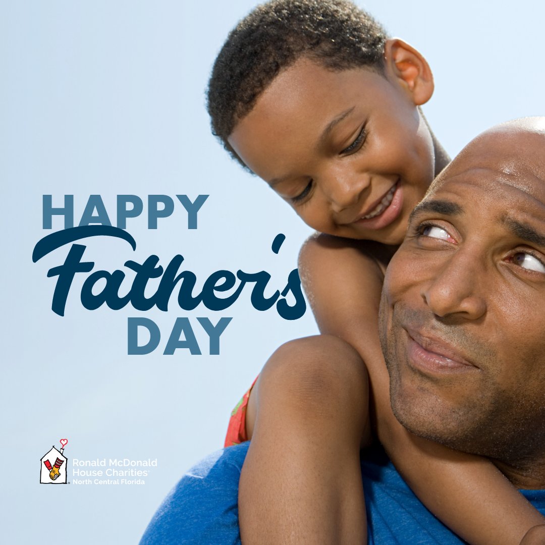 Today, we celebrate the superheroes who fill our lives with love, strength, & support—yes, we're talking about you, Dads! Whether biological father, stepdad, adoptive dad, or father figure, your presence makes a difference. #HappyFathersDay! ❤️🎉 #KeepingFamiliesClose #forRMHC