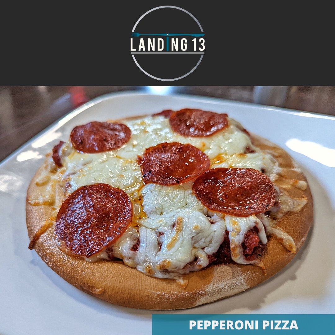 It's pizza time! Your kids will love our personal sized pizzas! They can choose from pepperoni pizza or cheese pizza. You cannot go wrong with either choice!

#Landing13
#Porterville
#CheesePizza
#PepperoniPizza
#Pizza
#Pepperoni
#Kids
#Children
#KidsMenu
#ChildrensMenu