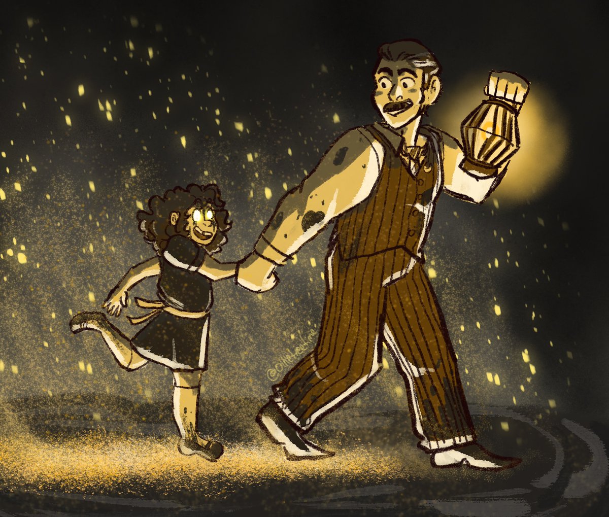 Bright and kind. Almost human.
Happy Father's Day! 
#BATDR #BENDY #Bendy_and_the_Dark_Revival