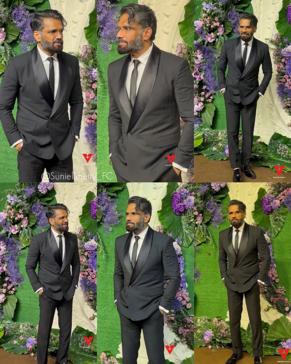 Dashing, Dapper and Handsome @SunielVShetty Sir at #KaranDeol and #DrishaAcharya's wedding reception..❤️❤️
#SunielShetty #wedding #weddingreception #karandeolwedding