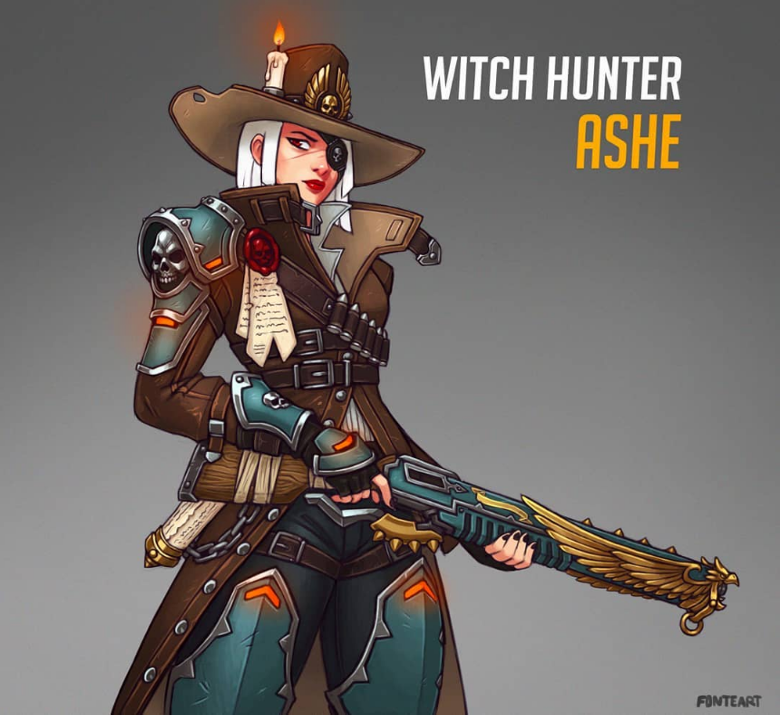 WH40kbestof's tweet photo. Witch hunter ashe by fonteart https://t.co/rlc252sr0E