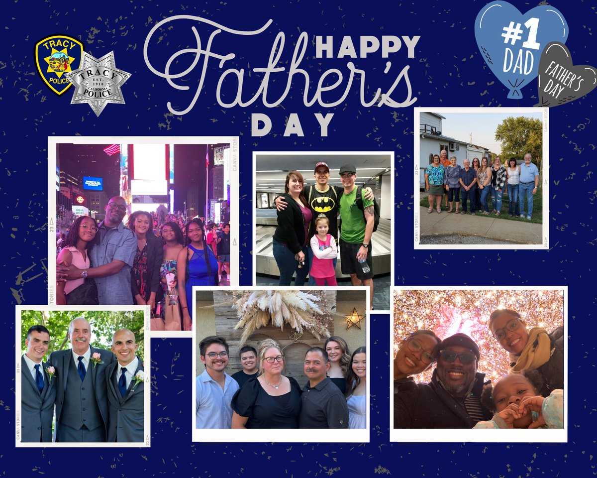 tracypd's tweet photo. Wishing all dad’s a Happy Father’s Day!! #tracypd #fathersday #tracyca #tracypolicedepartment https://t.co/7H4Rba3WZv