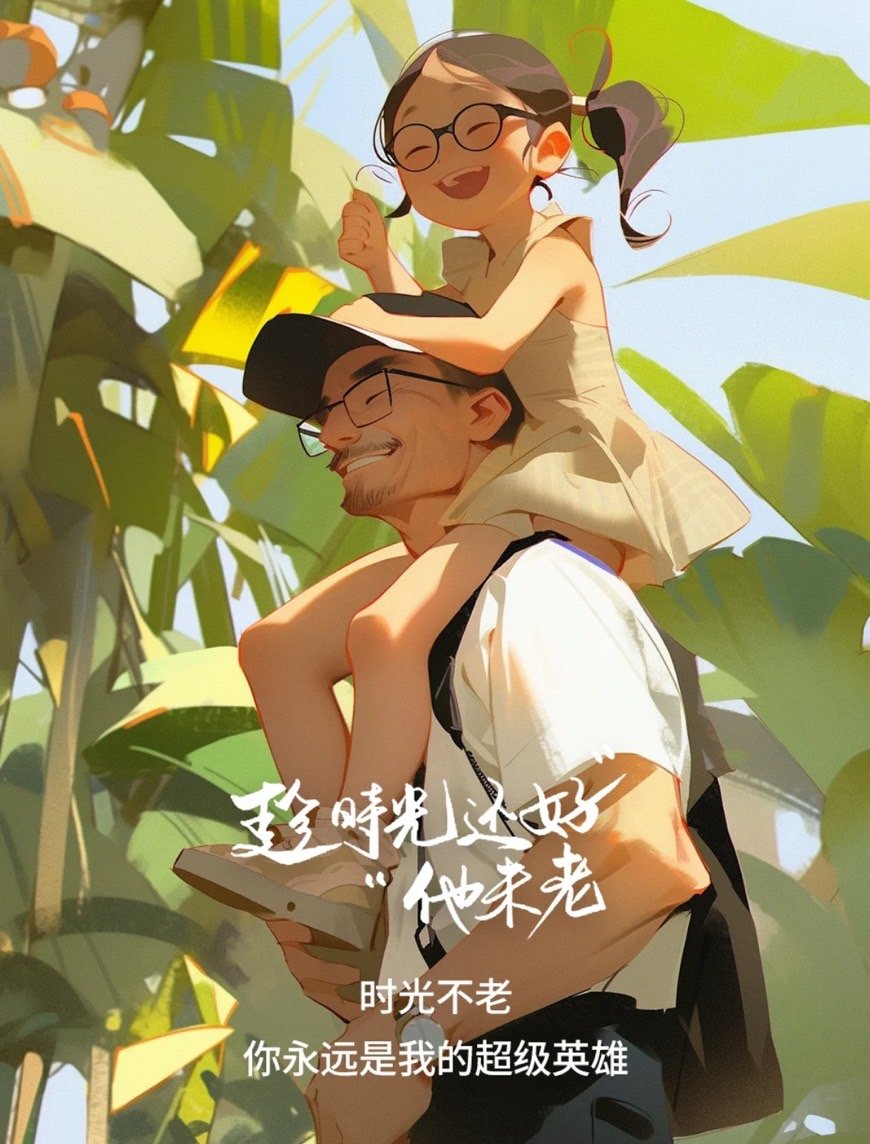 Thank you for giving me the love I have never envied anyone, Happy Father's Day