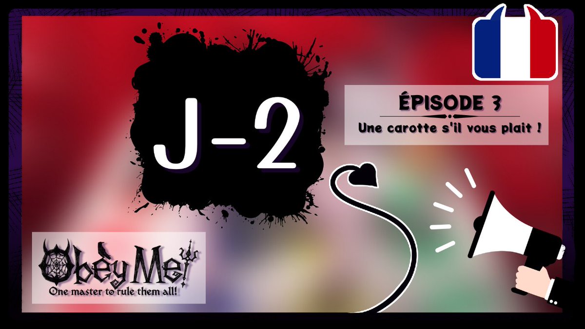 ObeyMeVF's tweet photo. PLUS QUE 2 JOURS ! 😈
N'hésitez pas à activer la 🔔pour recevoir la notification de la sortie de la vidéo ! 
C'est le 22/06 à 21h ! 

On a hâte de voir vos réactions ! 💜 
https://t.co/l47RcmEIB4 https://t.co/nptidYyQaw