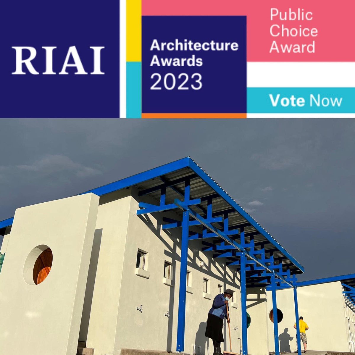 📣BIG NEWS Our project at Seboka Primary School #Maseru, #Lesotho, where we are providing clean flushing toilets, clean drinking water, new kitchens, rain water harvesting &amp; extensive vegetable gardens has been shortlisted for RIAI 2023 Public Choice Architectural Awards 👏🎉
