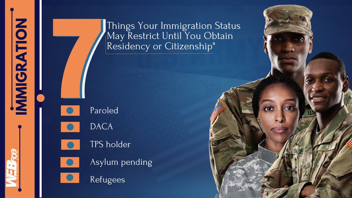 #Immigration: Sa se yon repons plon gaye, mwenn reponn kesyon 3 kategori moun ki ak estati sa yo te poze m nan kòmansman semènn lan. Men 7 bagay estati w kòm Paroled, Daca,TPS holder, Asylum pending, Refugees (not granted yet) ap anpeche w benefisye kèlkeswa peyi ou sòti a depi