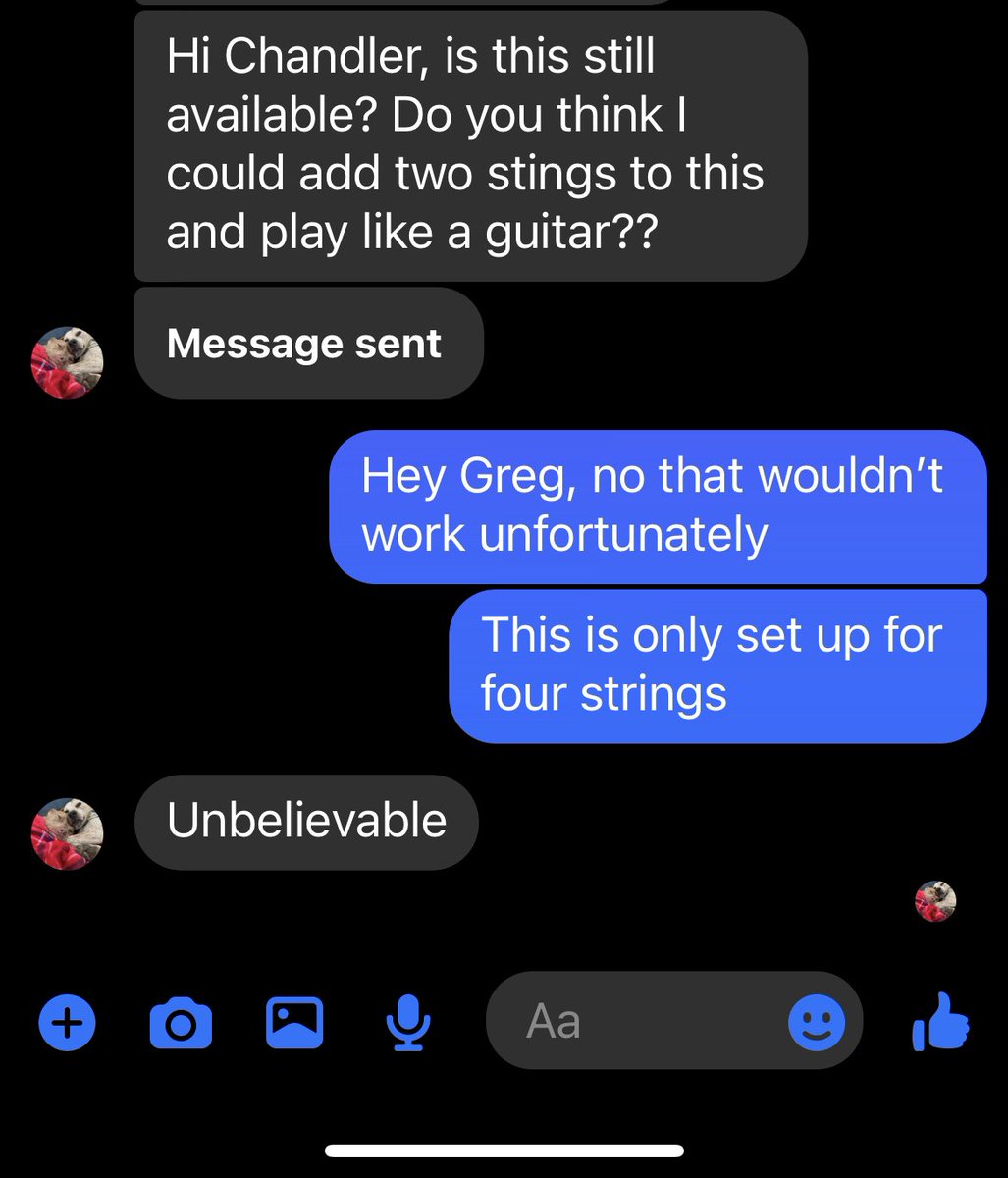 trying to sell a bass