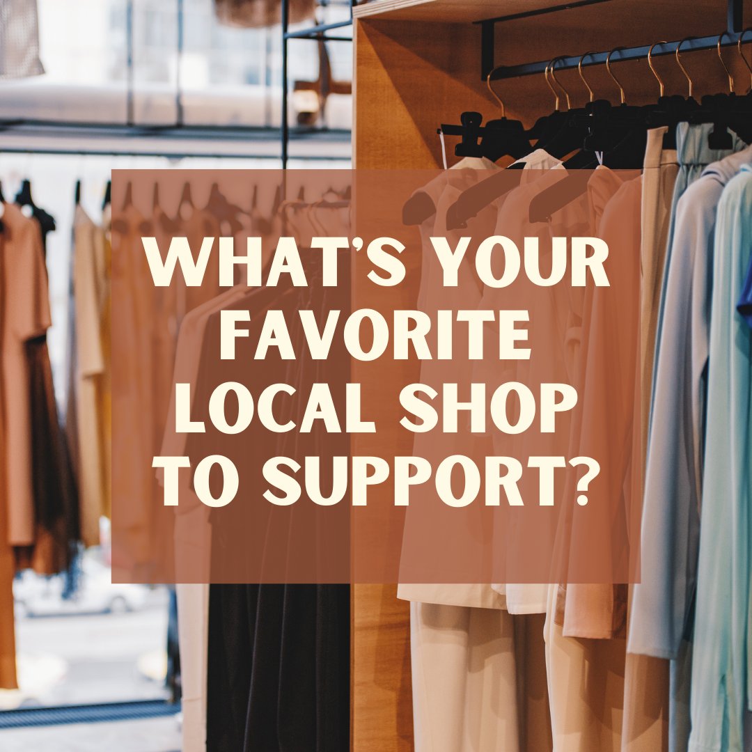 Which local shops are your favorite? 👔👗 #shoplocal

Berkshire Hathaway HomeServices facebook.com/22368620132396…