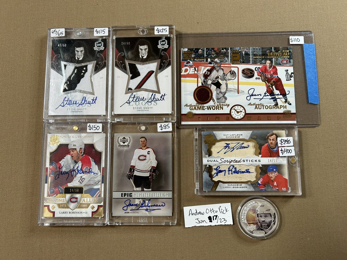 Patrick Roy, Beliveau and Habs for sale. Prices in cad$
