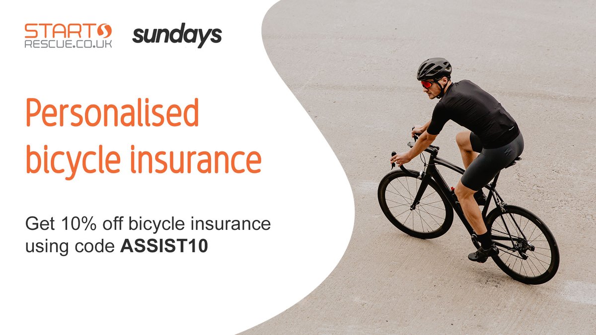 Pedal with Peace of Mind! 🚴‍♂️🛡️

Protect your beloved bike with @sundayinsurance, designed by cyclists for cyclists. Get 10% off with code ASSIST10 and ride worry-free today!

Get a quote here - bit.ly/3IrDNnH

#BicycleInsurance #CyclingCommunity