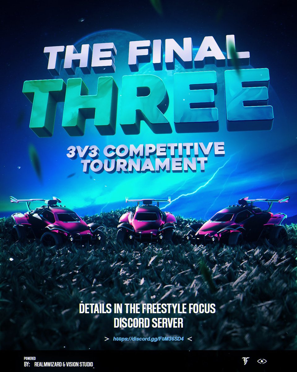 FreestyleFocus's tweet image. The Final Three

Registration closes June 23rd. 

Want to participate? Join our discord server to register! 

Link: discord.gg/3SQqJ3pRjm

Thanks to @Realmwizard and @Vision_Studio_ !