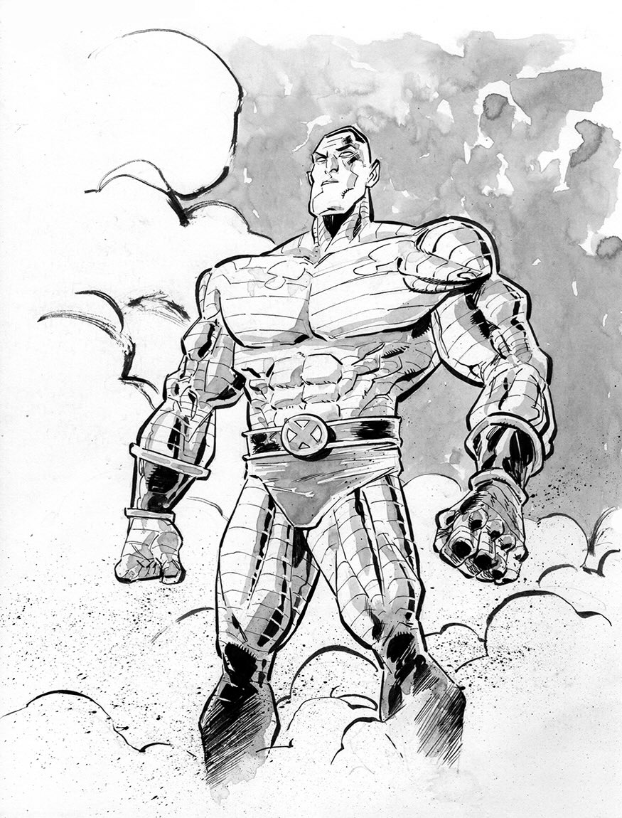 Colossus drawing from ⁦@heroesonline⁩ #heroescon