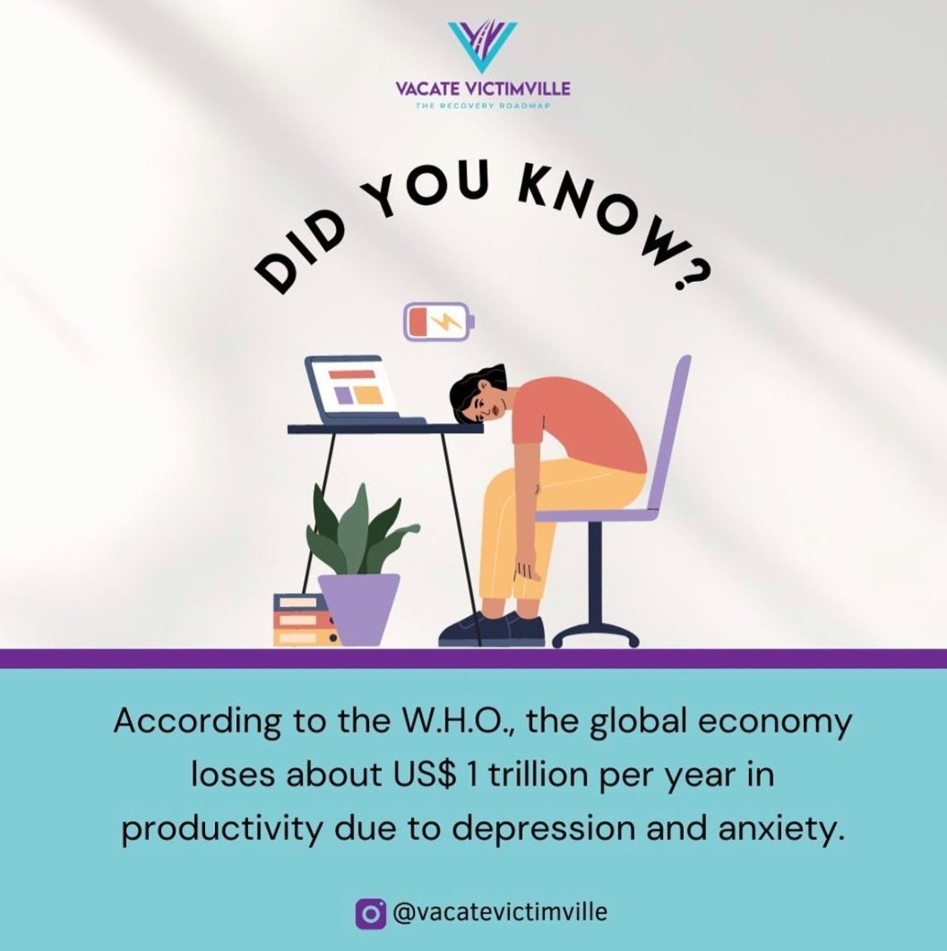 VerniceACooper's tweet photo. Mental health is an essential yet often
overlooked factor in the workplace that can have real financial
implications. Anxiety and depression cost businesses billions
of dollars every year, mainly due to decreased productivity
absenteeism, and insurance costs. https://t.co/bd5lslT2nF
