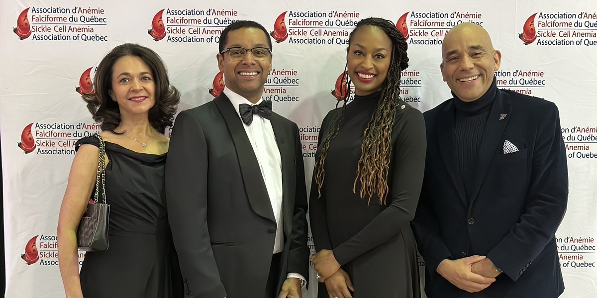 CarmantLionel's tweet photo. Fier d’avoir participé au Gala de l’Association d’Anémie Falciforme du Québec avec @Cskeete et @sdorismondcaq.
Merci aux infirmières, médecins, chercheurs et bénévoles qui travaillent à améliorer la cause des enfants atteints 👍🏾 https://t.co/wVwB7gGyf4
