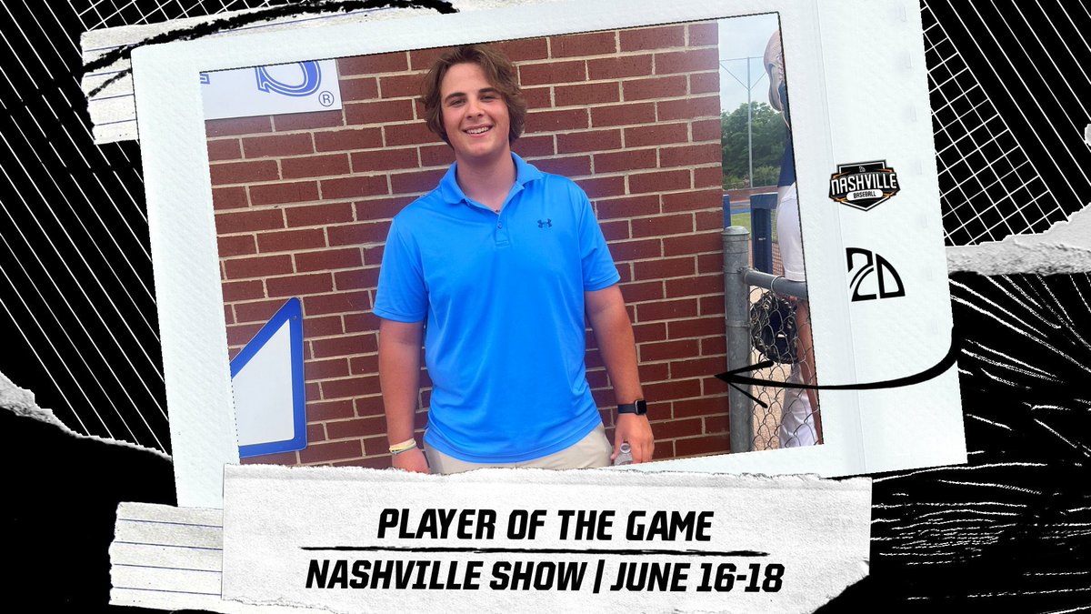 2D Sports Player of the Game (@2dsportspog) on Twitter photo ⭐️ PLAYER OF THE GAME ⭐️
Tate Tidwell: 5IP 2ER 7K 1BB
Summer Team: USA Prime Mid South
#2DNashville
<a href="/2DsportsTN/">2D Sports Tennessee</a> ⭐️ PLAYER OF THE GAME ⭐️
Tate Tidwell: 5IP 2ER 7K 1BB
Summer Team: USA Prime Mid South
#2DNashville
<a href="/2DsportsTN/">2D Sports Tennessee</a>