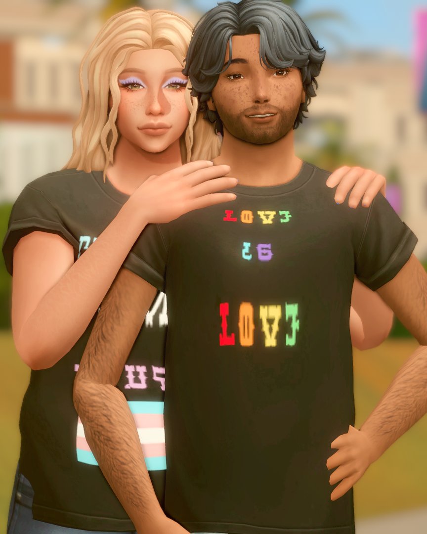 I love both of these sims so much. 🏳️‍⚧️🏳️‍🌈
#TheSims #TheSims4 #PrideMonth2023