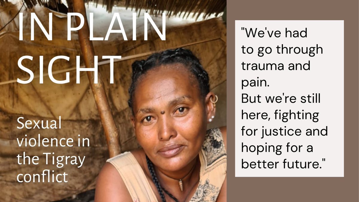 Tomorrow June 19 is UN International Day for the Elimination of Sexual Violence in Conflict. This book - dedicated to victims and survivors of conflict-related sexual violence the world over - written by Rita & Rowena Kahsay & I will be published #InPlainSight #EndRapeinWar