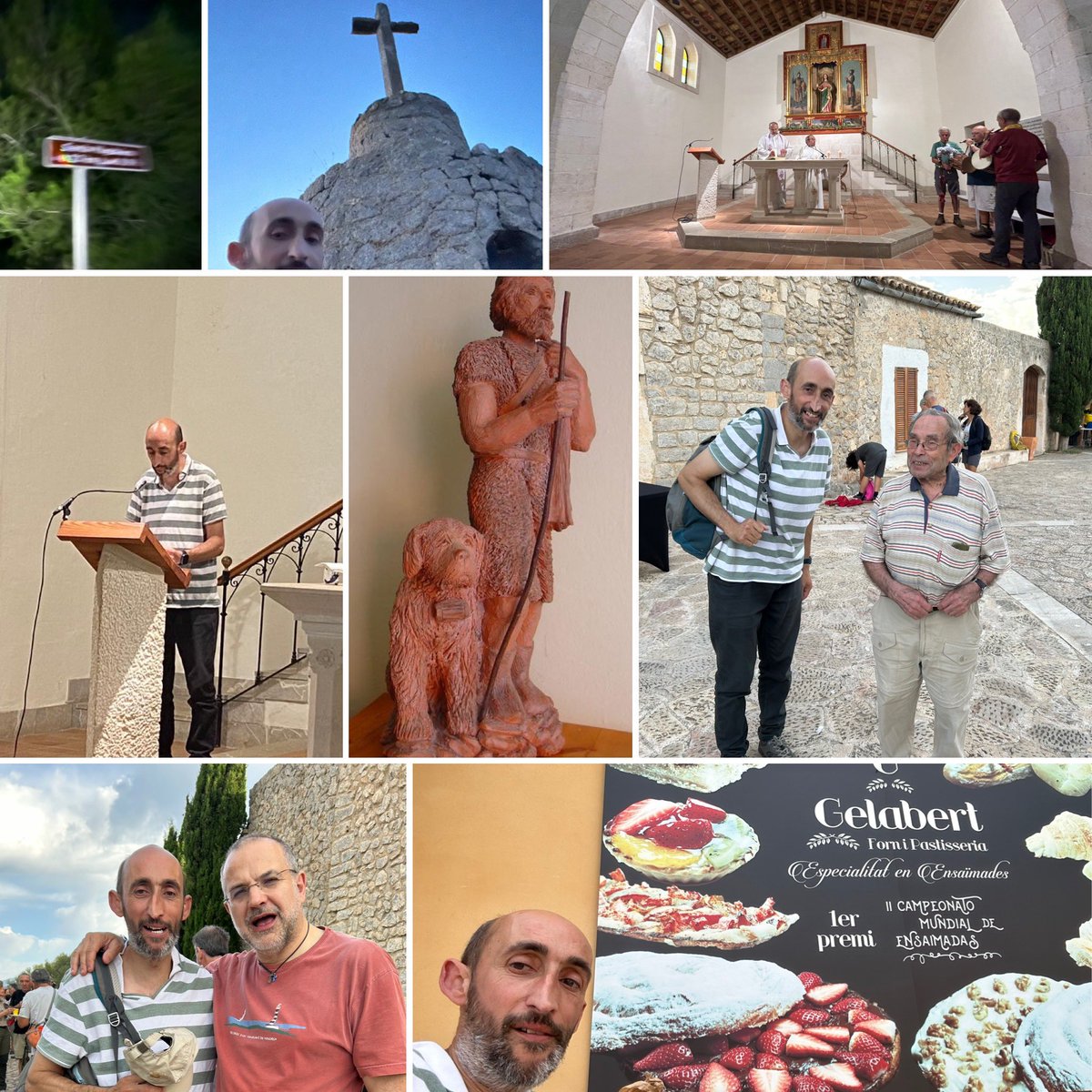 salvadorLosol's tweet image. Avui festivitat #santbernatdementon d’Inca al #puigdeStaMagdalena després de veure sortir el sol des del Cim una bona missa de mn Orpi i Mn Eugeni i un bon berenar… #excursionisme #germenor #natura #diada #festivitat #catolicisme