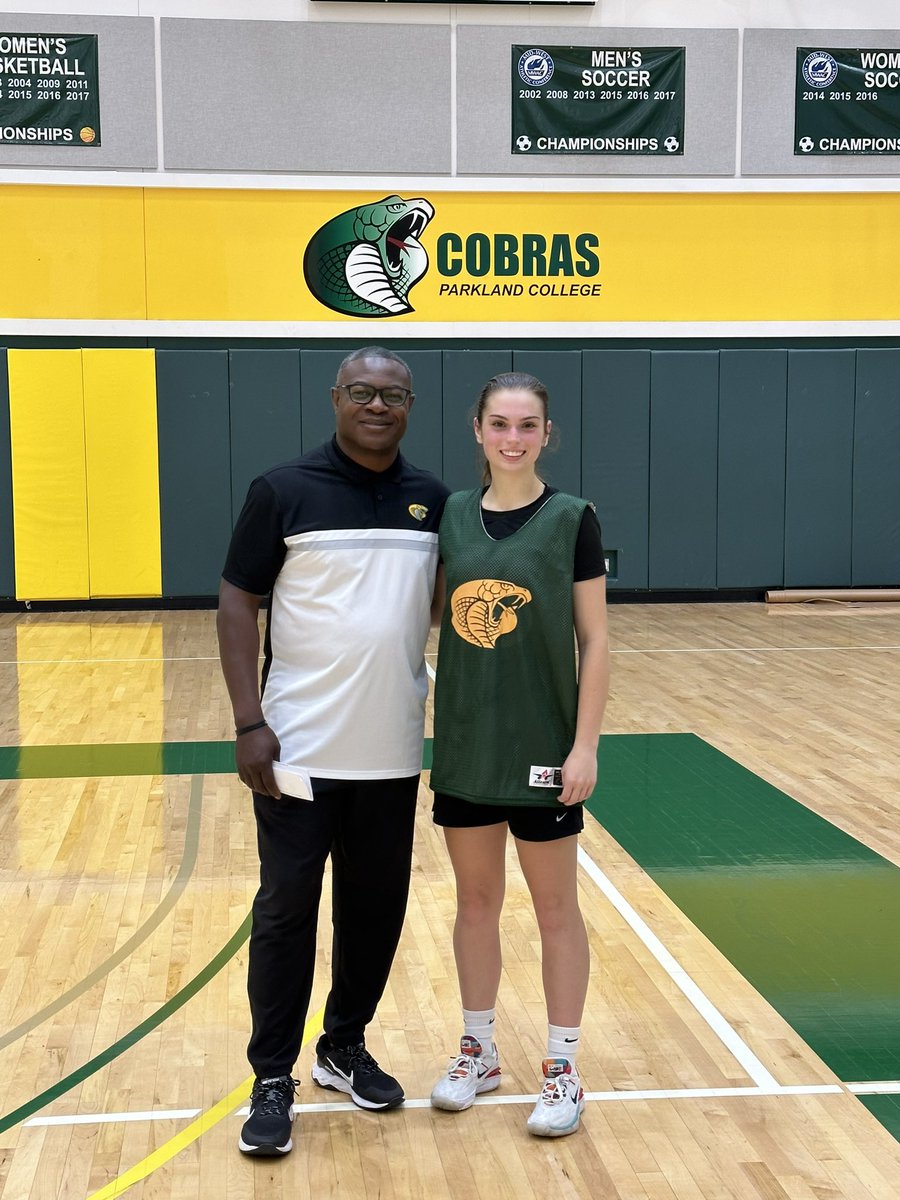 KKstager19's tweet photo. A big thank you to @ParklandWBB and @JeanDemosthenes for inviting me to parklands elite basketball camp yesterday. I had so much fun while also learning more about what it takes to play college ball 🏀. https://t.co/fs1FmlJJkP