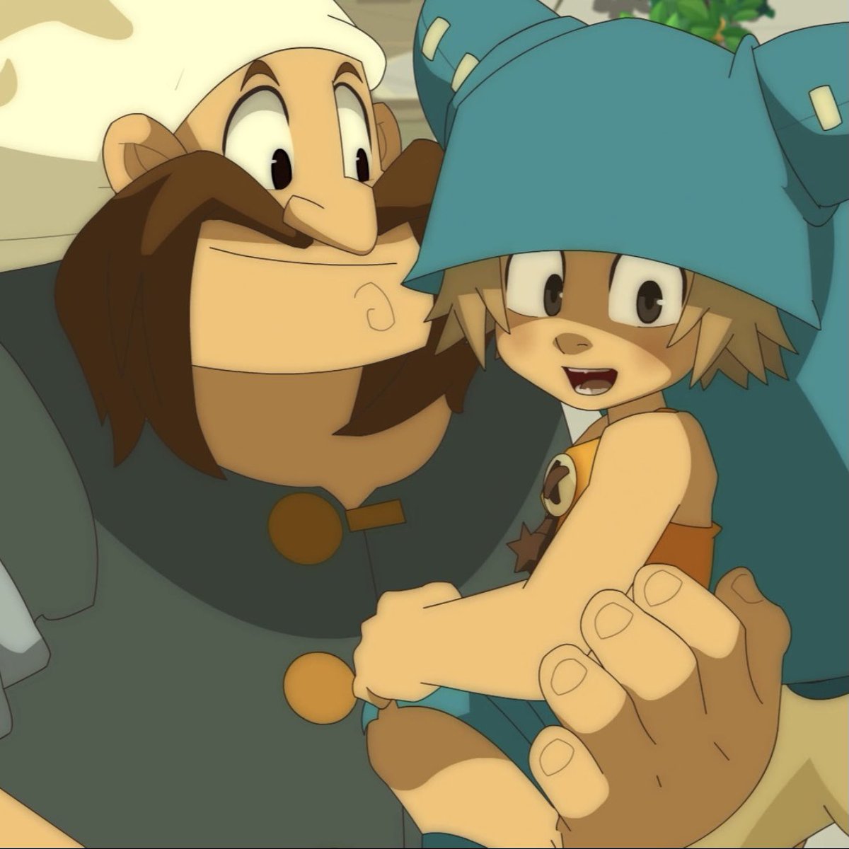 ankanimation's tweet photo. En ce jour de fête des pères, célébrons les papas du Krosmoz ! Et on commence avec le papa gâteau par excellence , Alibert 🥰 #wakfu https://t.co/cZnA32TiSs