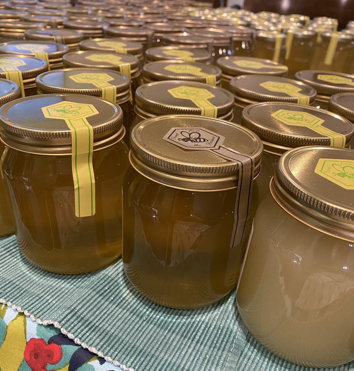 A swarm of honey jars?