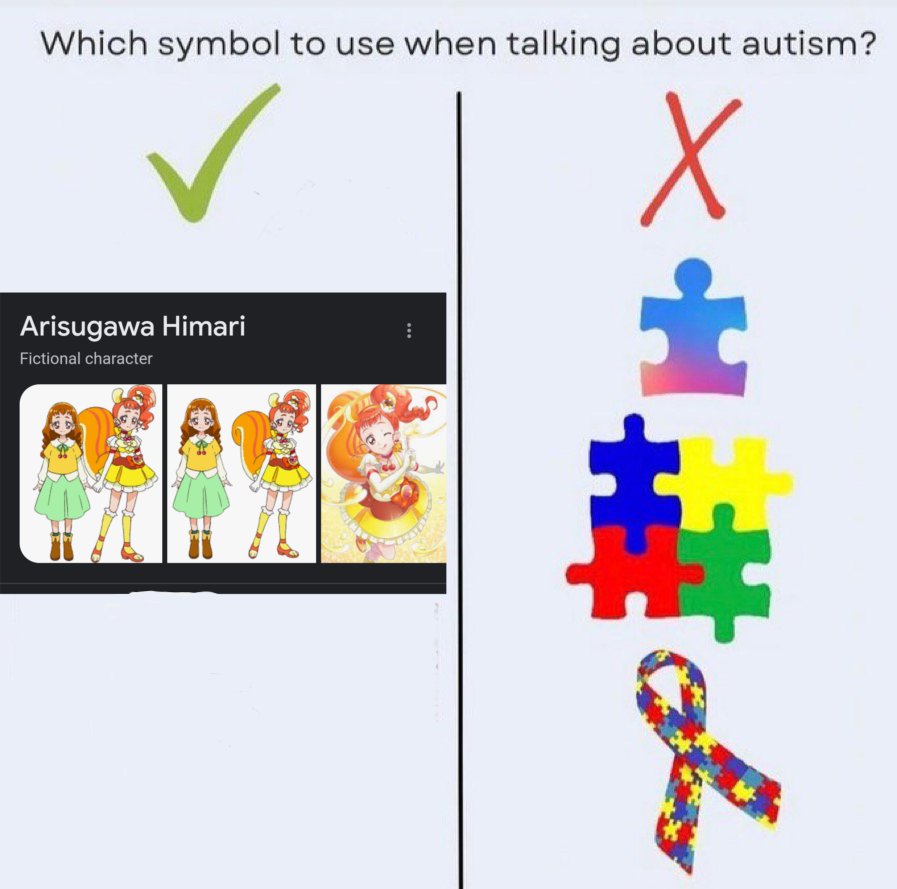 Heard it's autistic pride day
