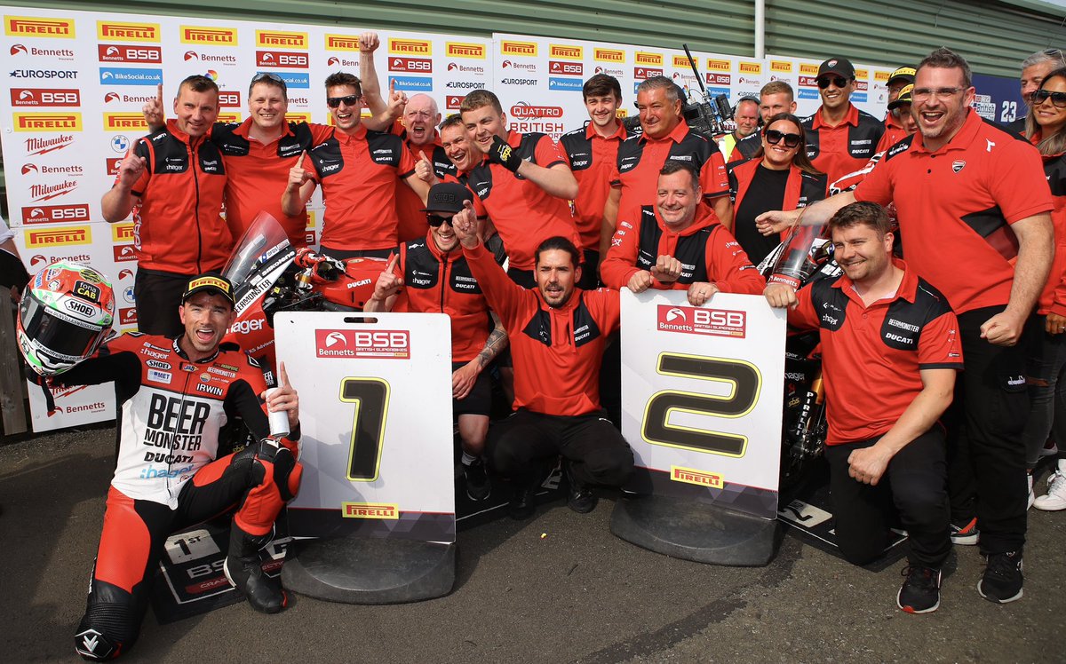 T*E*A*M 👊

<a href="/GIrwinRacing/">Glenn Irwin</a> P1 and <a href="/tommybridewell/">Tommy Bridewell</a> P2 in Race 3