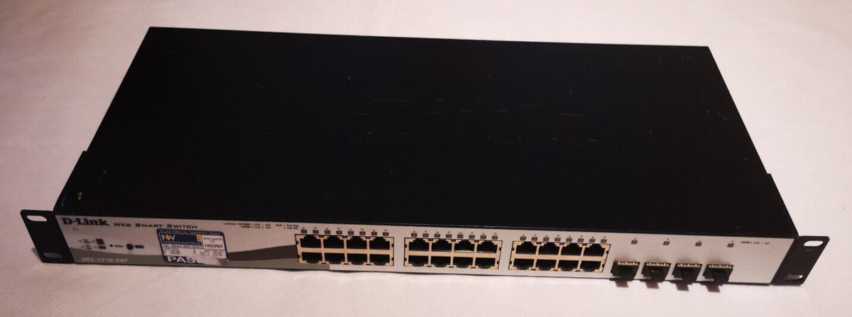 computer_t4u's tweet image. D-Link DGS-1210-28P Gigabit Managed Network Ethernet Switch is currently available on Ebay for £39.99.

Follow the link for more details - ebay.us/BDrEnk

#DLink #EthernetSwitch #gigabit #GigabitSwitch #switch