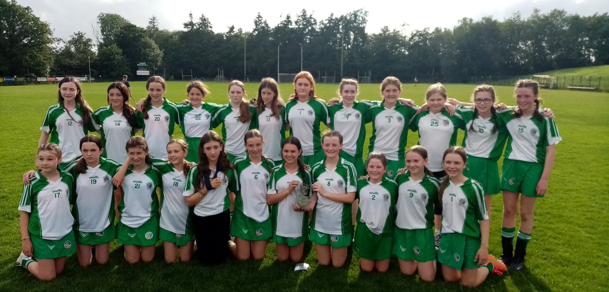 U14 B2 League Winners Aghabullogue. Really great game right up to the end. Great play from both St Caterines and Aghabullogue. Congrats to Aghabullogue on doing the double, Premier 1 winners and B2 winners.