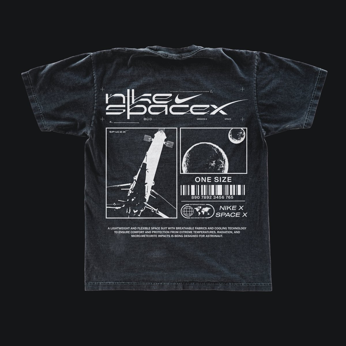 hachemdznn's tweet image. SpaceX Nike — Astronaut Suit &amp;amp; Merchandising 2023  

→ Full Project on Behance :behance.net/gallery/173250… #Nike #SpaceX