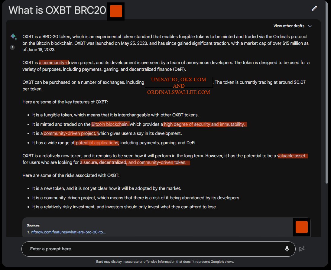 AH_510's tweet photo. Follow: @RedactedBTCNFT  @BitGod21 

#Inhindsightitwasinevitable
$BTC 🟧 $OXBT 🟧 #OXBTFam
#Bitcoin #BRC20 #Ordinals https://t.co/U7vQNTAvKo