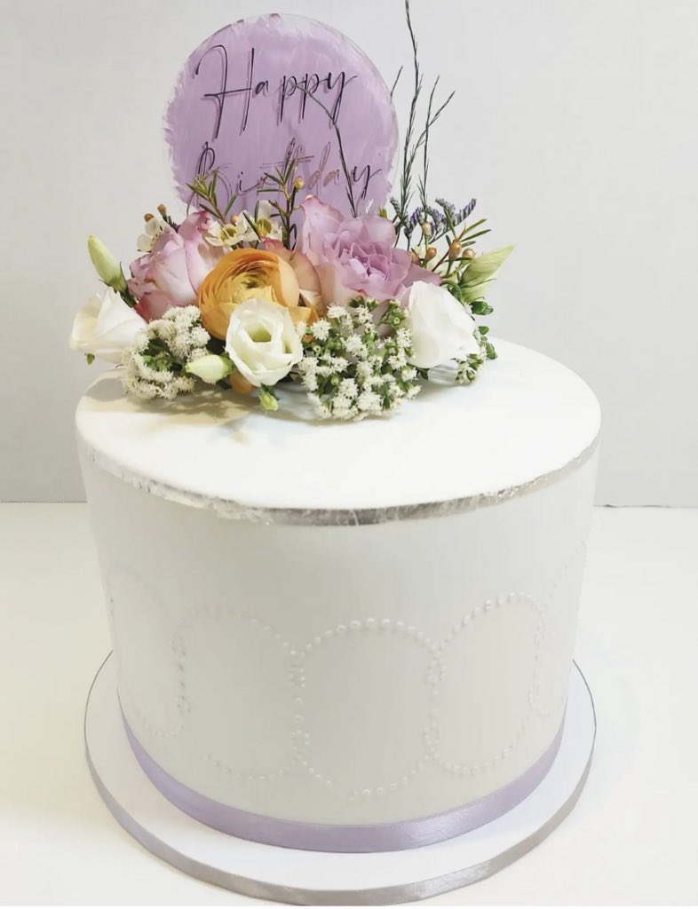 Lilac painted acrylic cake topper have any colour we can make it 

Bagsoffavours.Etsy.com

#ukcraftershour #shopindie #mhhsbd #HandmadeHour #etsy #smallbusiness #CraftBizParty #ukmakers
