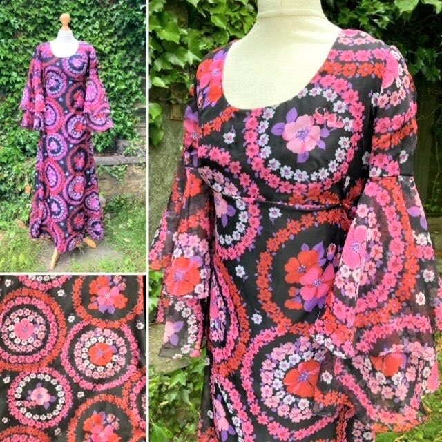 ginminvin's tweet image. New Listing #etsy.com/uk/shop/GINGERMINTVINTAGE #angelsleeves #1970sfashion #hippychic #festivalstyle #vintageprom #summeroflove #florencewelch #1970sfashion