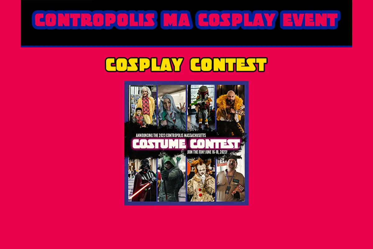 Contropolis Massachusetts (@contropolisma) on Twitter photo Fifteen minutes until Cosplay Contest on the Main Stage! Don't miss it!
Thank you <a href="/NIROPE/">Cardi's Furniture & Mattresses</a> & <a href="/Ult_WirelessEnt/">Ultimate WirelessENT</a> for providing prizes! Fifteen minutes until Cosplay Contest on the Main Stage! Don't miss it!
Thank you <a href="/NIROPE/">Cardi's Furniture & Mattresses</a> & <a href="/Ult_WirelessEnt/">Ultimate WirelessENT</a> for providing prizes!