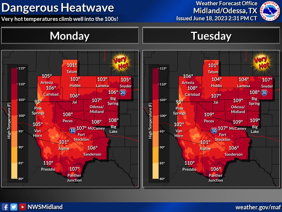 NWS Midland tweet media