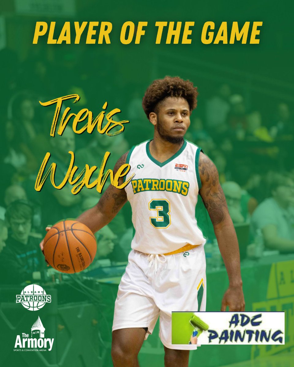 Tonights player of the game, Trevis Wyche! Wyche leads all scorers with 27pts! Ed Dyson came in big with a double-double registering 10 rebounds and 16pts! We are back at again tomorrow for game 3 of the TBL Regional Finals. WIN OR GO HOME!