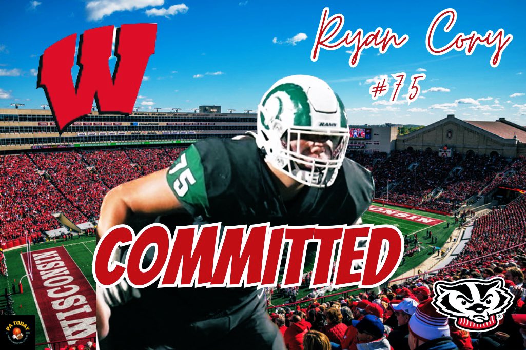 #GoBadgers @RyanCory15➡️@BadgerFootball