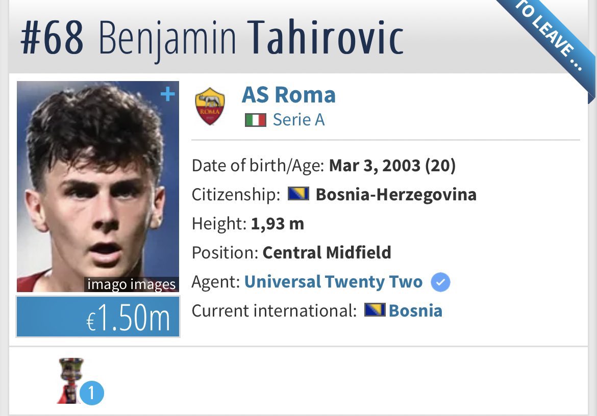 “Masterpiece transfer” when it’s Roma, -15 when it’s Juventus. Carry on.