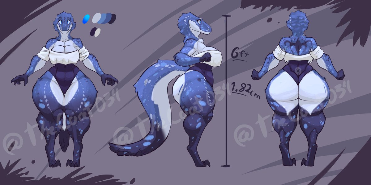 Raptor girl desing auction!🦖
Base price: $100

Offers closed on june 21