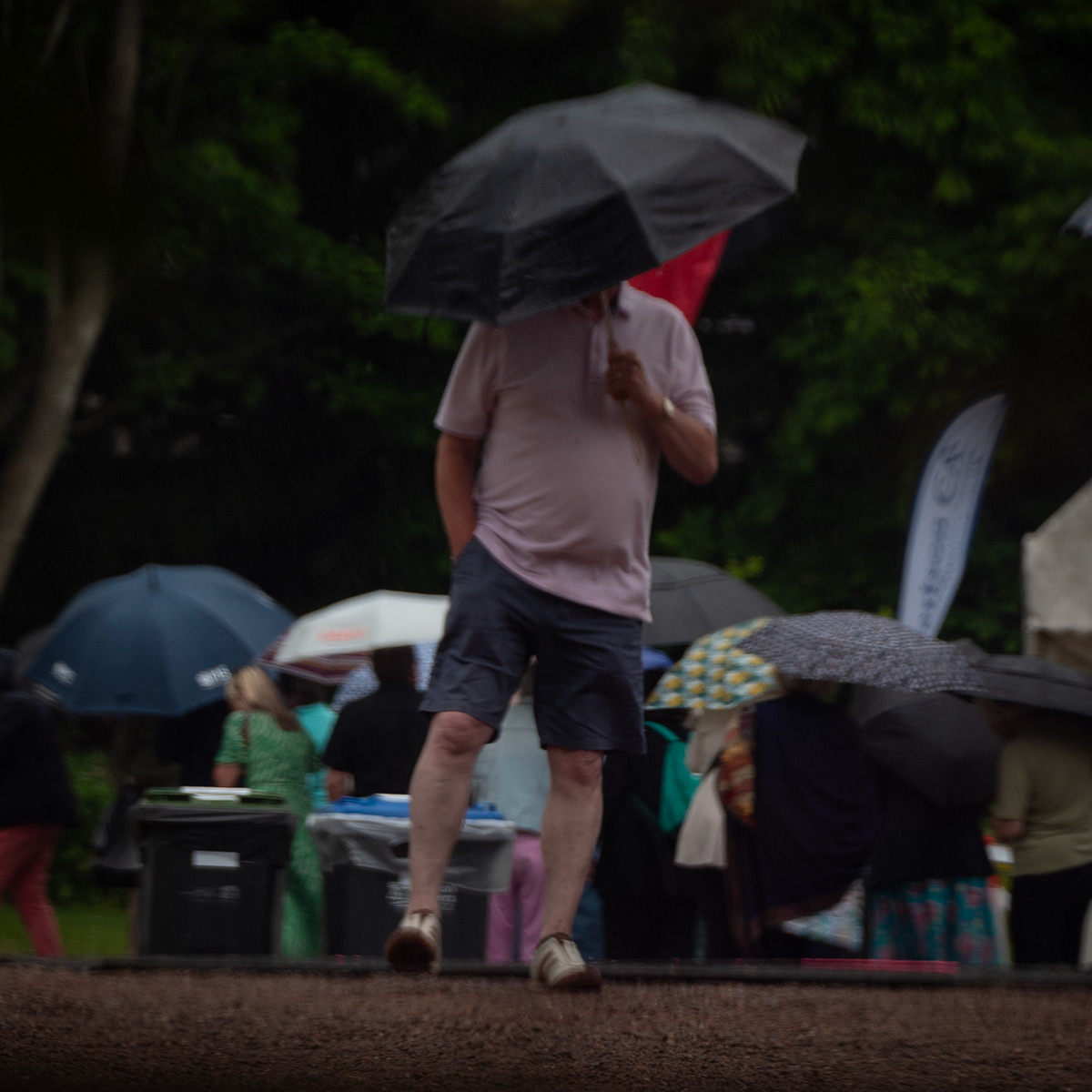 A wee bit of thunder and lightning can't stop us!