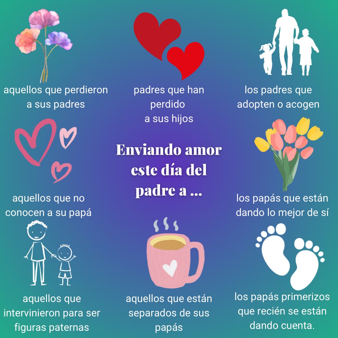ProyectoFlorec1's tweet photo. Si bien el Día del Padre es un momento de celebración para algunos, también puede ser un día extremadamente desafiante para otros. Estamos enviando nuestro amor y apoyo a cualquiera que lo necesite este Día del Padre.

#Fathersday #community #juntosflorecemos #family #díadelpadre https://t.co/i0rbR2pLI9