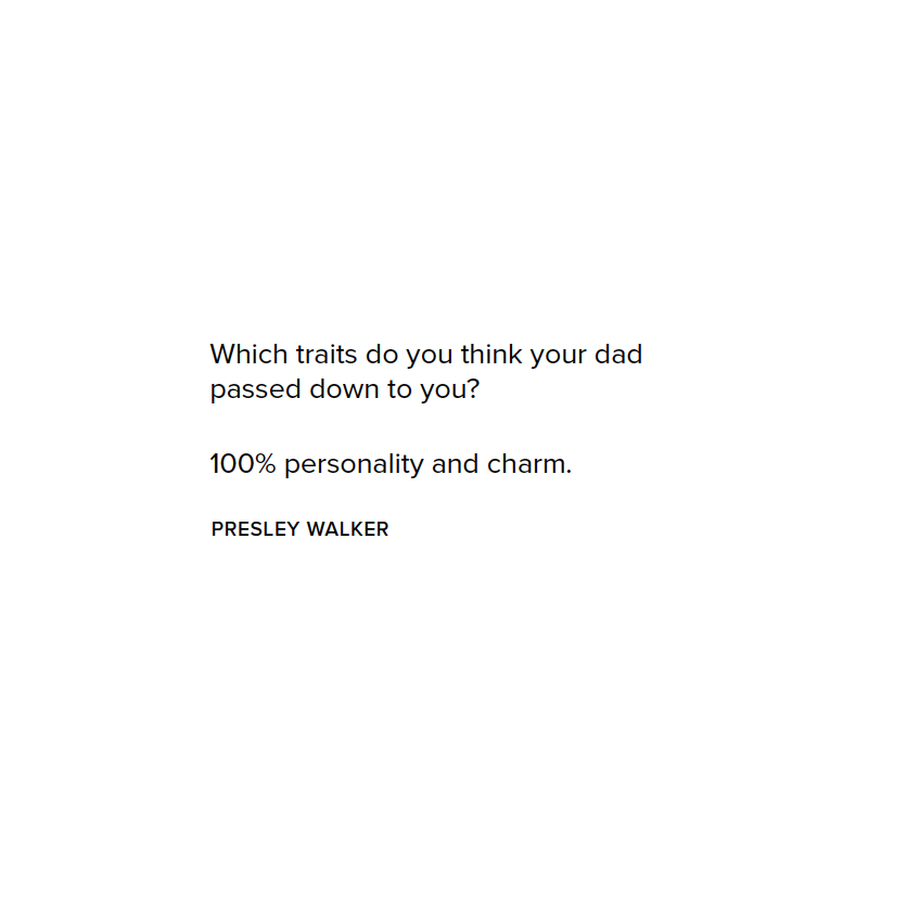 Core memories in the making. Take this iconic duo’s lead by hitting the green with Dad and TUMI this Father’s Day. After all he does, he deserves it.

#TUMI