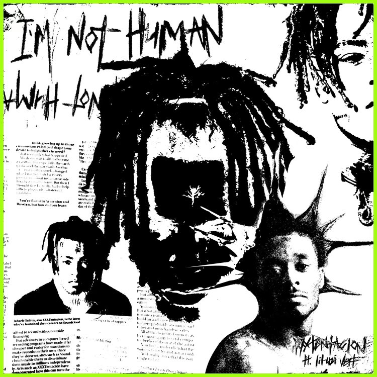 I’M NOT HUMAN feat. @liluzivert OUT NOW