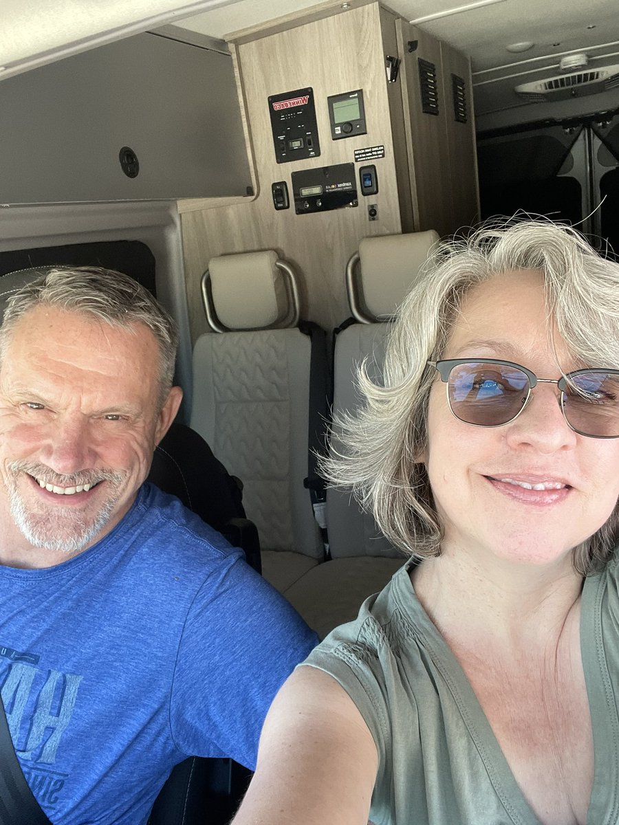 Happy Father’s Day to all of us! Having fun driving around in the bus.