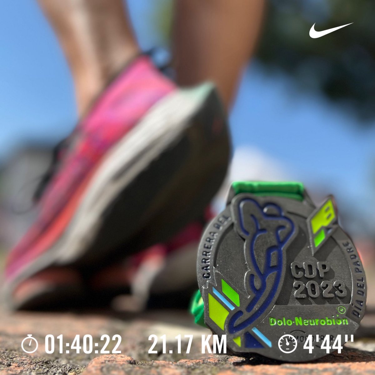 Creer en ti mismo es la base de la verdadera confianza; Feliz de compartir kilometros con ⁦@ingrid_cb1⁩ soy tu fan!!! #SiMeVenSaluden #nikerun #Reto2023kms #YoElegiCorrer #SomosFénixRun #Run #Comunirunners #Running #CarreraDíaDelPadre