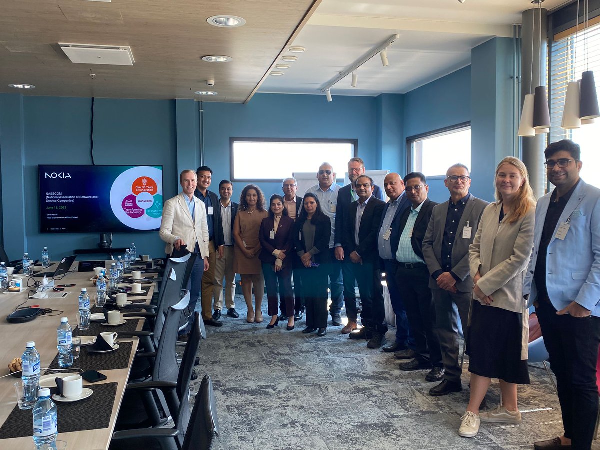 V. insightful discussion on #Quantum, transformation of #Enterprise networks by <a href="/nokia/">Nokia</a>, Finland's #sustainability roadmap &amp; #Emerging opportunities for #Indiantechplayers 
ThankU @Businessfinland <a href="/Hki_Partners/">Helsinki Partners</a> <a href="/EnterEspoo/">Enter Espoo</a> <a href="/jukkaholappa75/">Jukka Holappa</a> for Ur support &amp; friendship
@IndEmbFinEst
