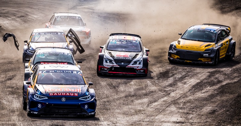 fia_rallycross's tweet photo. Tempers may have flared both on and off-track, but this man was cool as a cucumber in Norway today as he notched up his 37th career victory 💪

#Rallycross #WorldRX #HellRX 🇳🇴